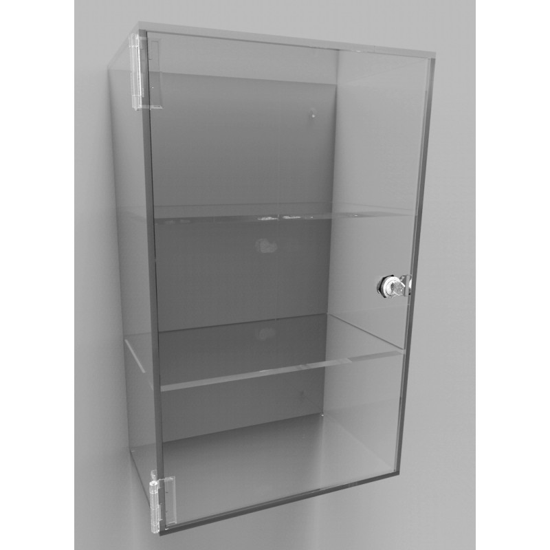 Wall Mounted Display Case Acrylic Display Cabinet Made in the UK -   Canada