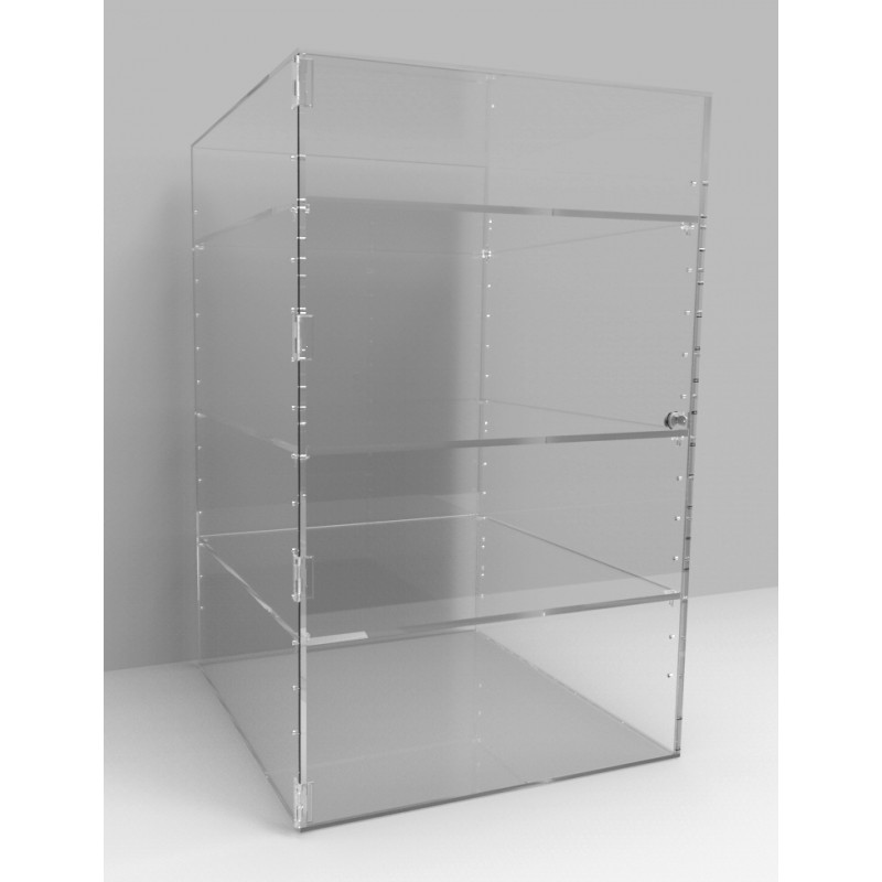 Display hot sale case shelving