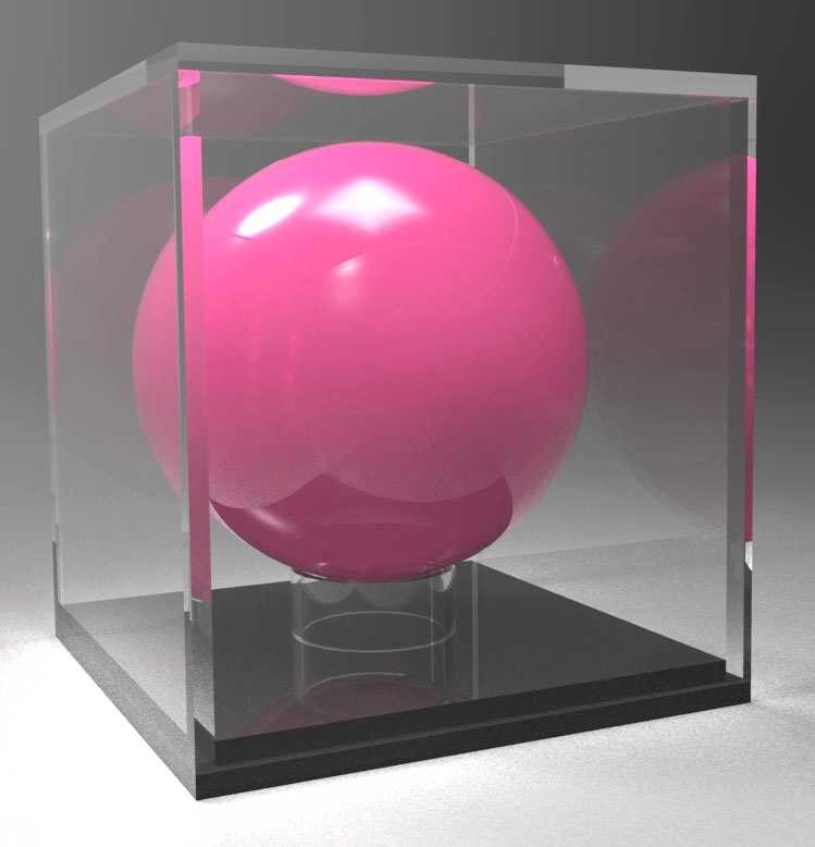 Acrylic Display Case Snooker Ball