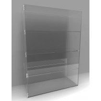 Acrylic Display Cabinet 1000 x 700 x 300 Fixed Shelving