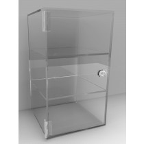 Acrylic Display Cabinet 350 X 200² Fixed shelving