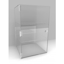 Acrylic Display Cabinet 500 x 300² Fixed Shelving