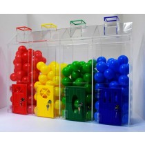 House Shaped Ball Collector 4 Section 