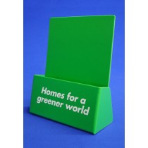 Green Styrene Leaflet Dispenser