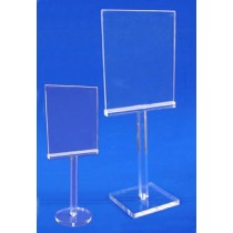 Clear Acrylic Card Holder & Stand