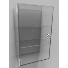 Acrylic Display Cabinet 400 x 250 x 150 Fixed Shelving