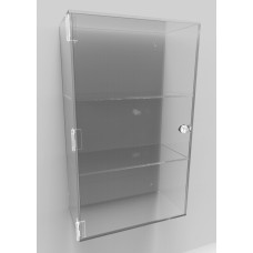 Acrylic Display Cabinet 500 x 300 x 150 Fixed Shelving