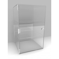 Acrylic Display Cabinet 650 x 400² Fixed Shelving