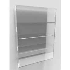 Acrylic Display Cabinet 700 x 500 x 200 Fixed Shelving