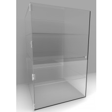 Acrylic Display Cabinet 800 x 500² Fixed Shelving