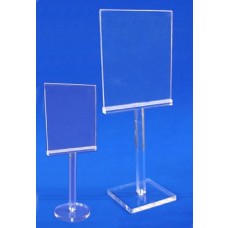 Clear Acrylic Card Holder & Stand