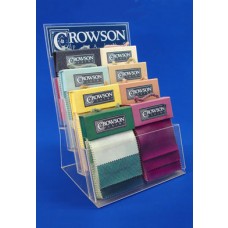 Clear Acrylic Fabric Display Unit