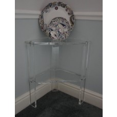 Acrylic Corner Table 