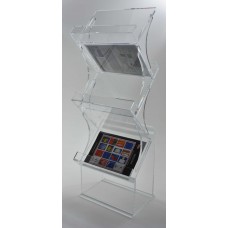 Zigzag Leaflet Dispenser A4 Landscape