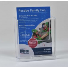 Wall Mounted A6 Portrait Leaflet Dispenser