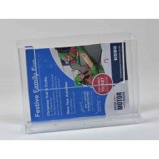 Wall Mounted A6 Landscape Leaflet Dispenser