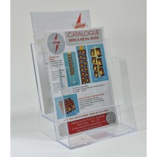 Freestanding A5 2 Tier Portrait Leaflet Dispenser