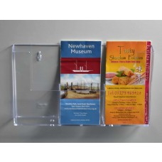 Wall Mounted DLx3 Portrait Leaflet Dispenser