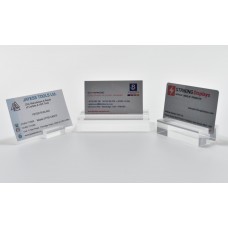 Acrylic  Slotted Block card Holder