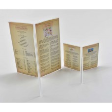 Menu Card Stand 6 Face Display