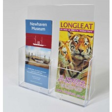 Freestanding DLx2 Portrait Leaflet Dispenser