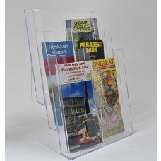 Freestanding A4 3 Tier Portrait Leaflet Dispenser