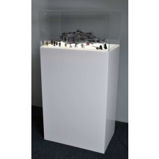 Acrylic Case Up Lit PVC Pedestal