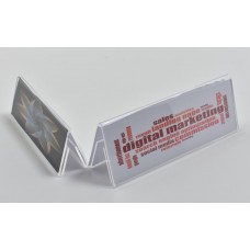 Double Side Tent Card Holder