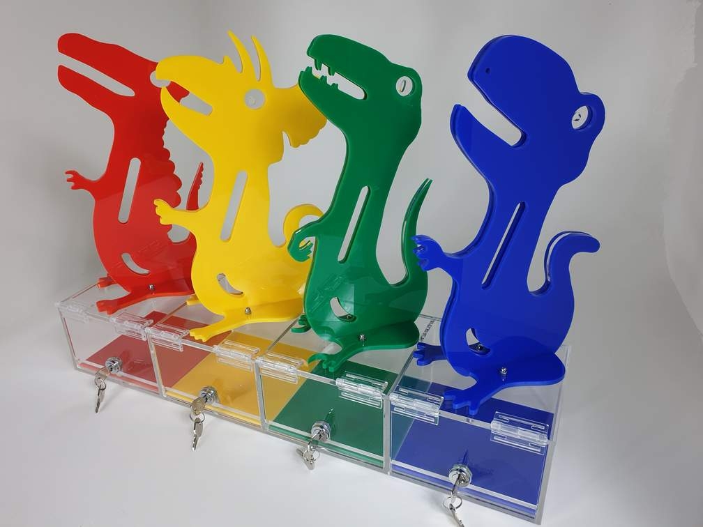 Dinosaur House Point Collector - 4 Section
