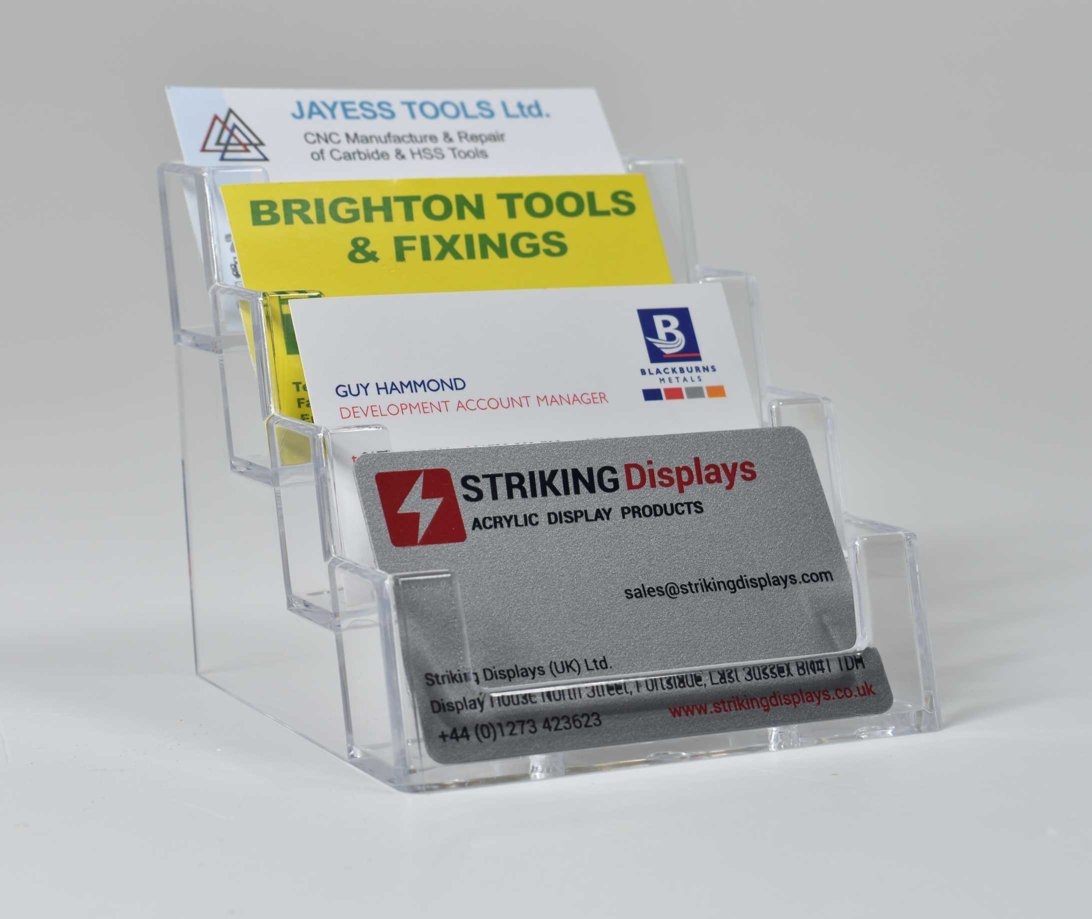 Business Card Dispenser 4 Section
